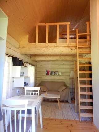 Лоджи Haaviku Nature Cottage Tepelvälja Двухместный номер с 1 кроватью и собственной ванной комнатой-2
