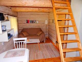 Лоджи Haaviku Nature Cottage Tepelvälja Двухместный номер с 1 кроватью и собственной ванной комнатой-11